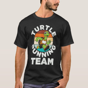 T-shirt Turtle Coureur Équipe Turtle Love To Run