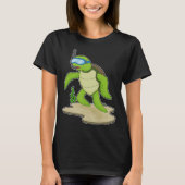 T-shirt Turtle Diver Snorkel (Devant)