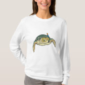 T-shirt Turtle Diver Snorkel (Devant)