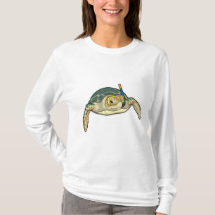 T-shirt Turtle Diver Snorkel