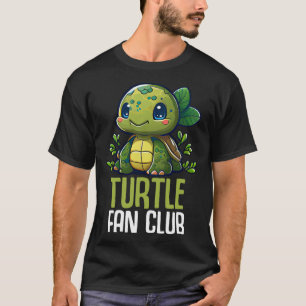 T-shirt Turtle Fan Club Tortoise Zoo Enfants Garçons Fille