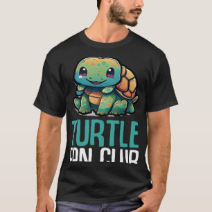 T-shirt Turtle Fan Club Tortoise Zoo Enfants Garçons Fille