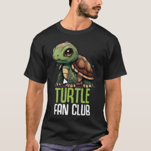 T-shirt Turtle Fan Club Tortoise Zoo Enfants Garçons Fille