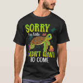 T-shirt Turtle-im-late (Devant)