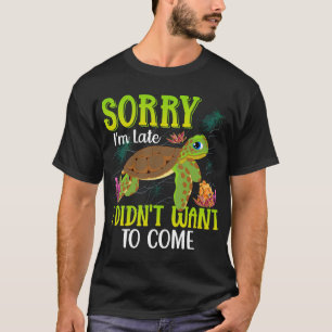 T-shirt Turtle-im-late