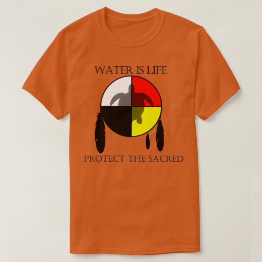 T-shirt Turtle Island Medicine Wheel (Design devant)
