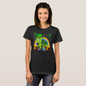 T-shirt Turtle Leprechaun Hat Turtle Rainbow St Patrick's  (Devant entier)
