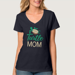 T-shirt Turtle Maman mignonne Amateur de tortue de mer