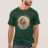 T-shirt Turtle Mancer Mystic Ocean Waves Japanese Art (Devant)