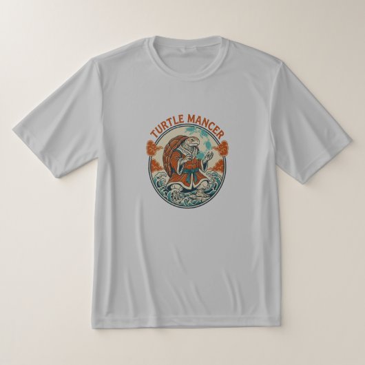 T-shirt Turtle Mancer Mystic Ocean Waves Japanese Art (Poser)