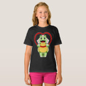 T-shirt Turtle Mariée Cœur Mariage (Devant entier)