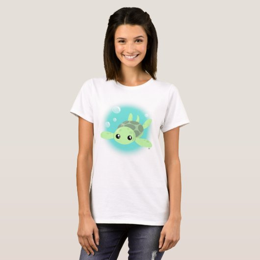 T-shirt Turtle Mer (Devant entier)