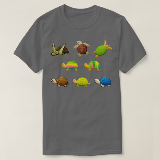 T-shirt Turtle Pattern (Design devant)