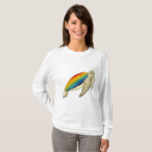 T-shirt Turtle Rainbow (Devant entier)