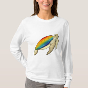 T-shirt Turtle Rainbow