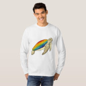 T-shirt Turtle Rainbow (Devant entier)