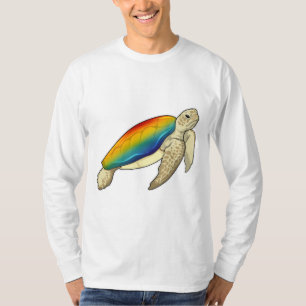 T-shirt Turtle Rainbow