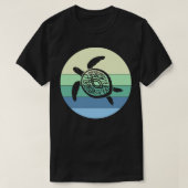 T-shirt Turtle Retro Graphic (Design devant)