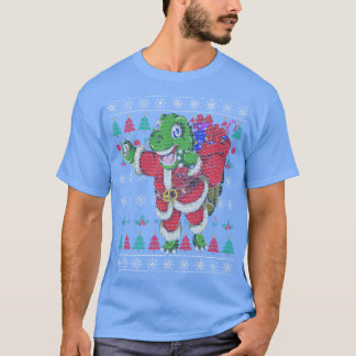 T-shirt Turtle Retro Vilain Noël
