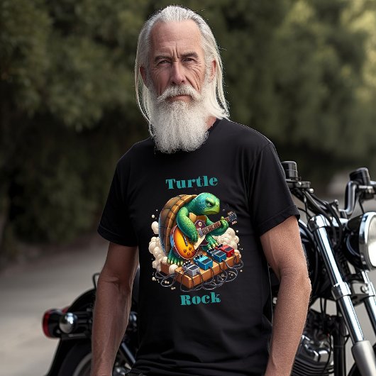 T-shirt Turtle Rockstar Jamming sur scène