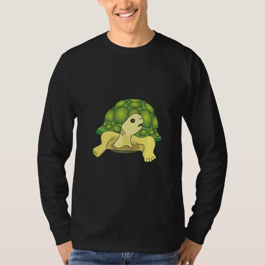 T-shirt Turtle  saying  Sin estres No stress (Devant)