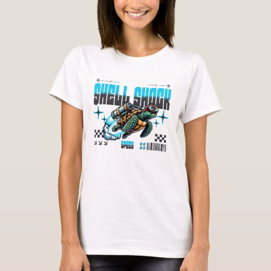 T-shirt Turtle Shock Shell (Devant)