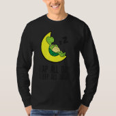 T-shirt Turtle Tired Nap All Day Sleep All Night Cute Turt (Devant)