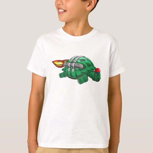 T-shirt Turtle's first jetpack ride (Devant)