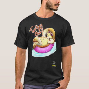 T-shirt Turtley Chill A Totalement Chill Turtle