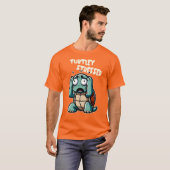 T-shirt Turtley Stress - Drôle Conception de tourte (Devant entier)