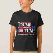 T-shirt Tush 24 Drôle Trump 2024 Maga cracher dessus que l (Devant)