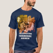 T-shirt TUSKEGEE AIRMEN Héros afro-américains (Devant)