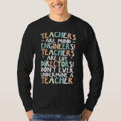 T-shirt Tutor Educator Instructor School Teacher (Devant)
