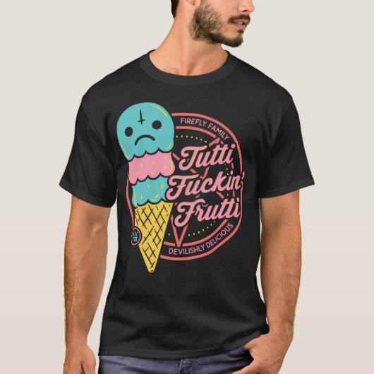 T-shirt Tutti Frutti (Version explicite) (Devant)