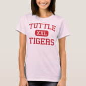 T-shirt Tuttle - tigres - lycée - Tuttle l'Oklahoma (Devant)