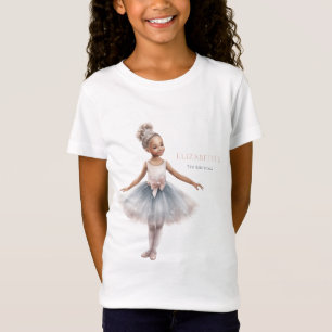 T-Shirt Tutu Cute Elegant Ballerina Aquarelle Anniversaire