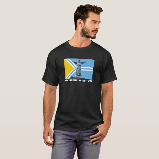 T-shirt TUVA - Shepherd Man and Flag HQ tee (Devant entier)