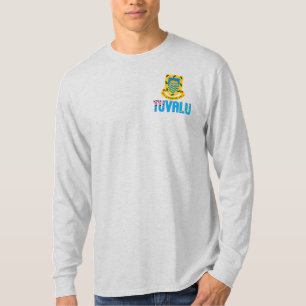 T-shirt Tuvalu Drapeau et armoiries patriotique