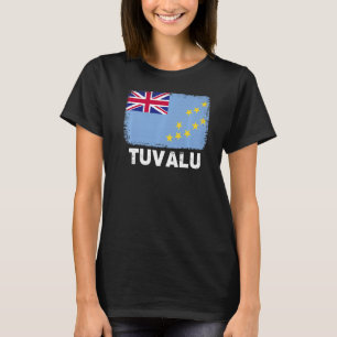 T-shirt Tuvalu Drapeau Soutien Tuvaluan Peuple Femmes Homm