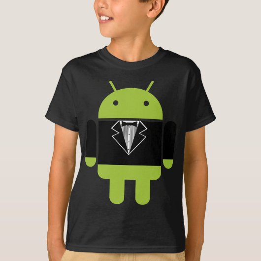 T-shirt Tux androïde (Devant)