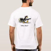T-shirt Tux dur : Qui est prochain ? (Dos)