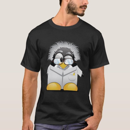 T-shirt Tux einstein (Devant)
