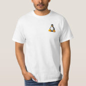 T-shirt Tux Enhanced pour Linuxers (Devant)