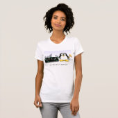 T-shirt Tux-fracas-horloge (Devant entier)
