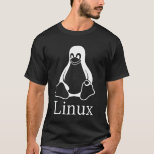 T-shirt Tux/pièce en t obscurité de Linux