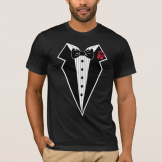 t-shirt tuxedo