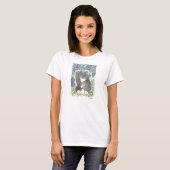 T-shirt Tuxedo Bonne chance au milieu des Hydrangeas (Devant entier)