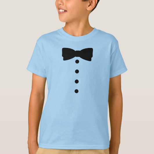 T-shirt Tuxedo Bow cravate Vêtement Formel (Devant)