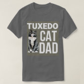 T-SHIRT TUXEDO CAT DAD (Design devant)