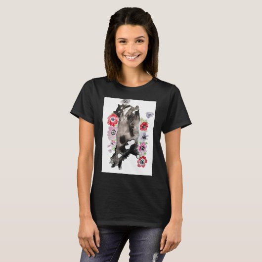 T-shirt Tuxedo Chat chats mignonette animaux de compagnie  (Devant entier)